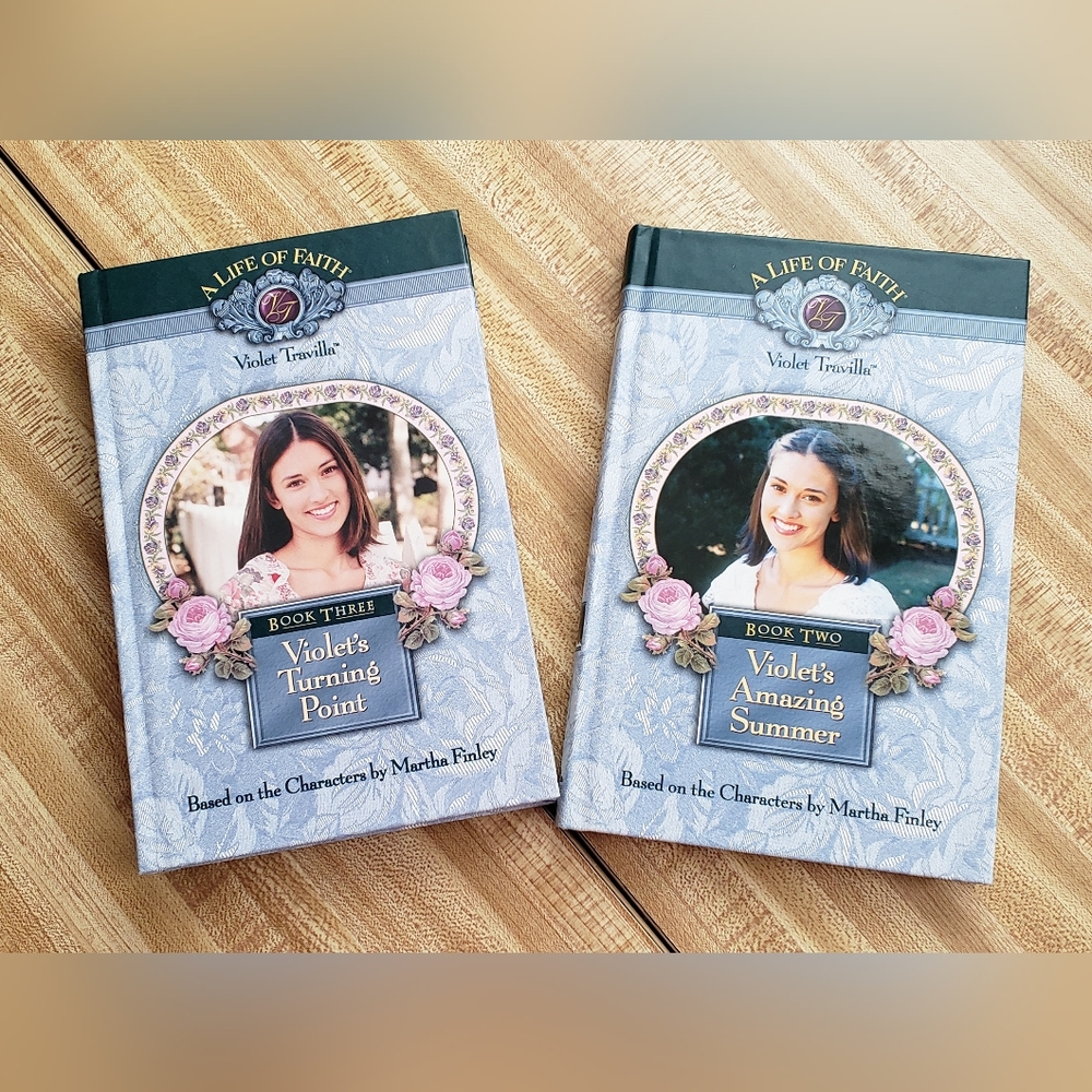 Christian themed books for young girls 2 books in lot